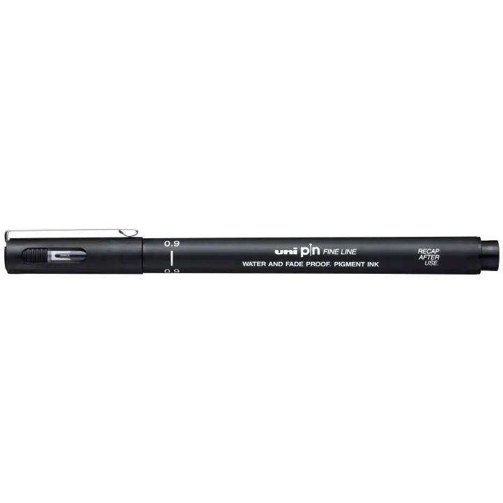 Uni Fineliner NIP 0.9 mm, Noir