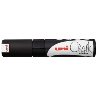 Uni Marqueur craie liquide uni Chalk 8 mm Noir