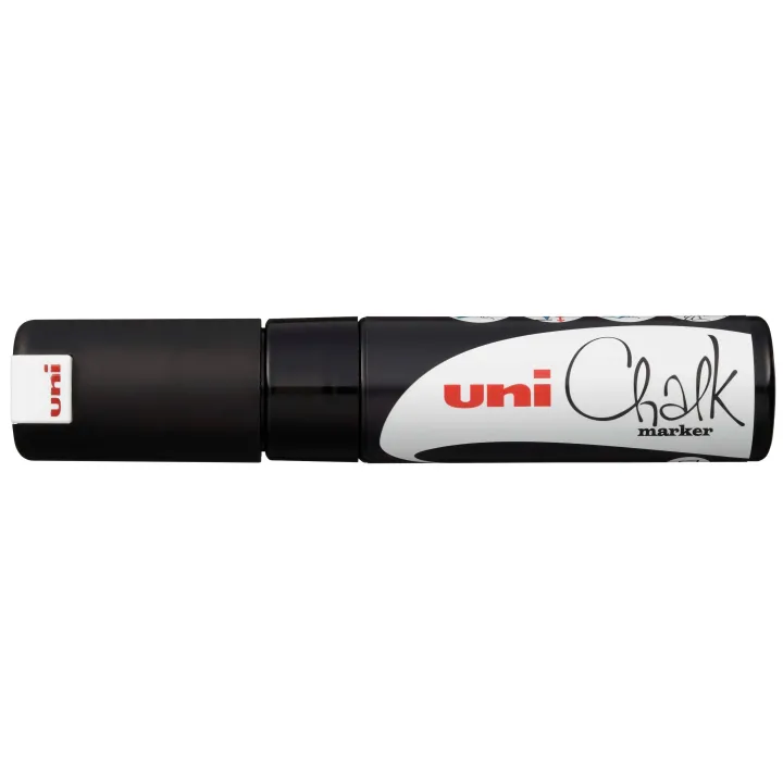 Uni Marqueur craie liquide uni Chalk 8 mm Noir