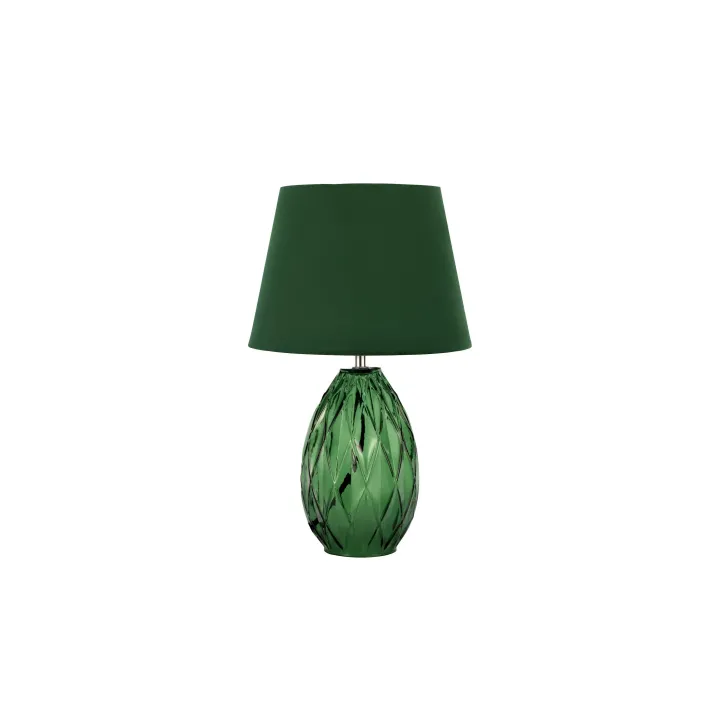 Pauleen Lampe de bureau Crystal Velvet 1x E15 Vert