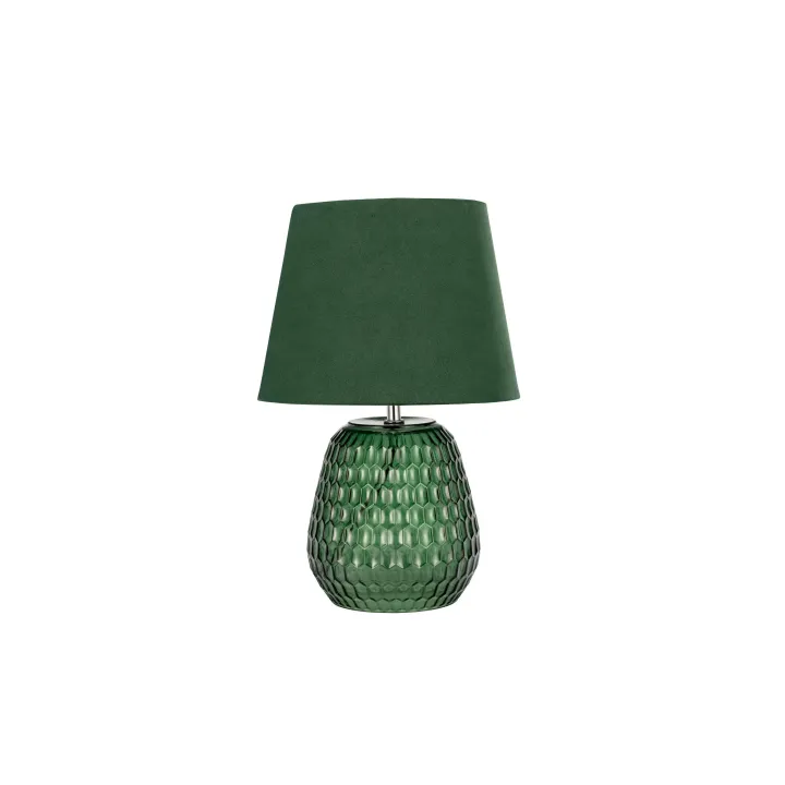 Pauleen Lampe de bureau Crystal Velours 1x E15 Vert