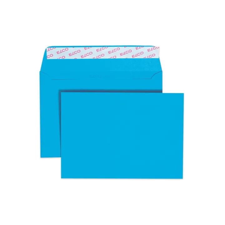 ELCO Enveloppe Color C6, Pas de fenêtres, 25 Pièce-s, Blue