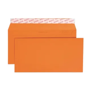 ELCO Enveloppe Color C5-6, Pas de fenêtres, 25 Pièce-s, Orange
