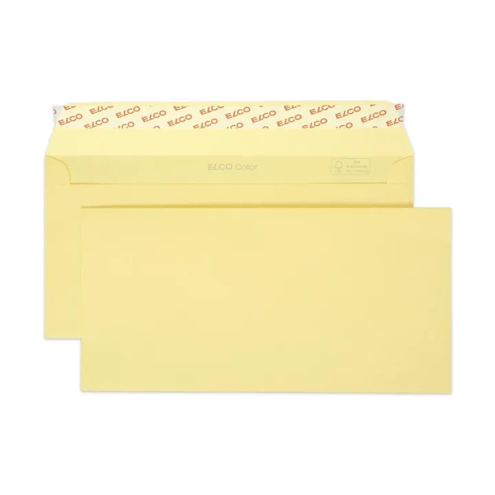 ELCO Enveloppe Color C5-6, Pas de fenêtres, 25 Pièce-s, Chamois