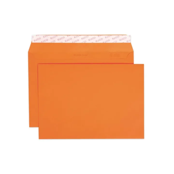 ELCO Enveloppe Color C5, Pas de fenêtres, 25 Pièce-s, Orange