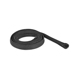 Delock Gaine de câble 2 m x 20 mm, avec fermeture éclair Noir