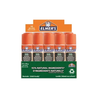 Elmers Lot de bâtons de colle Pure Glue 10 Pièce-s, Blanc