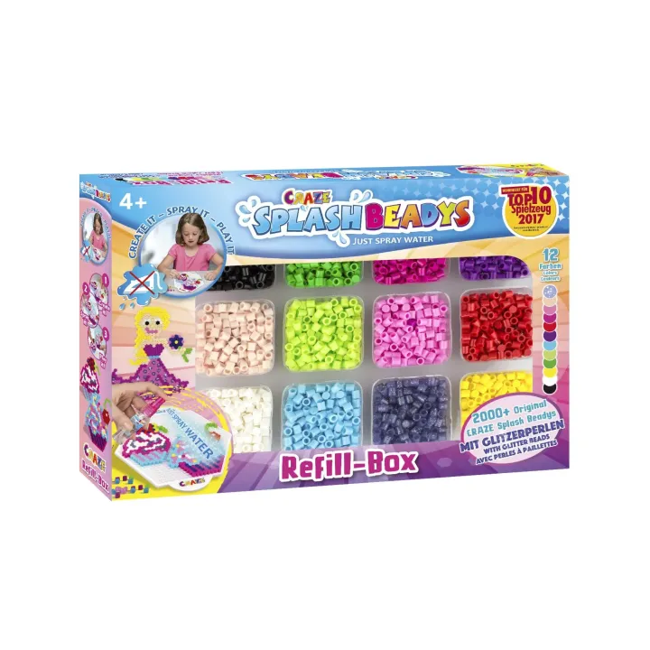 Craze Splash Beadys Refill Set Multicolore