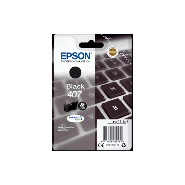 Epson Encre 407 - C13T07U140 noir