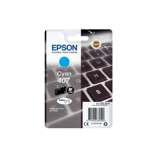 Epson Encre 407 - C13T07U240 Cyan