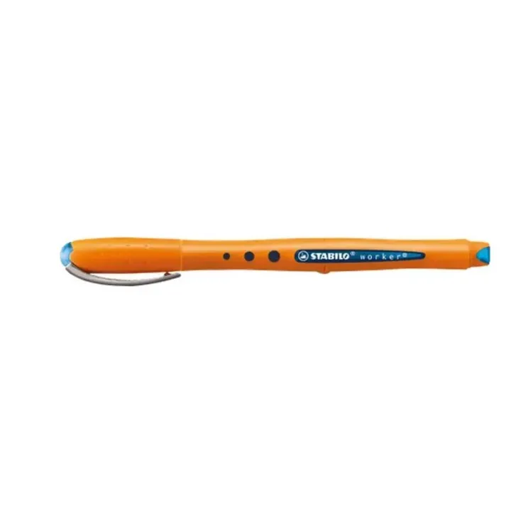 STABILO Stylo à bille roulante Worker+ 0.5 mm, Orange