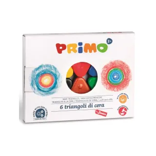 Primo Crayon gras de couleur Pêche à la ligne 6 pièces