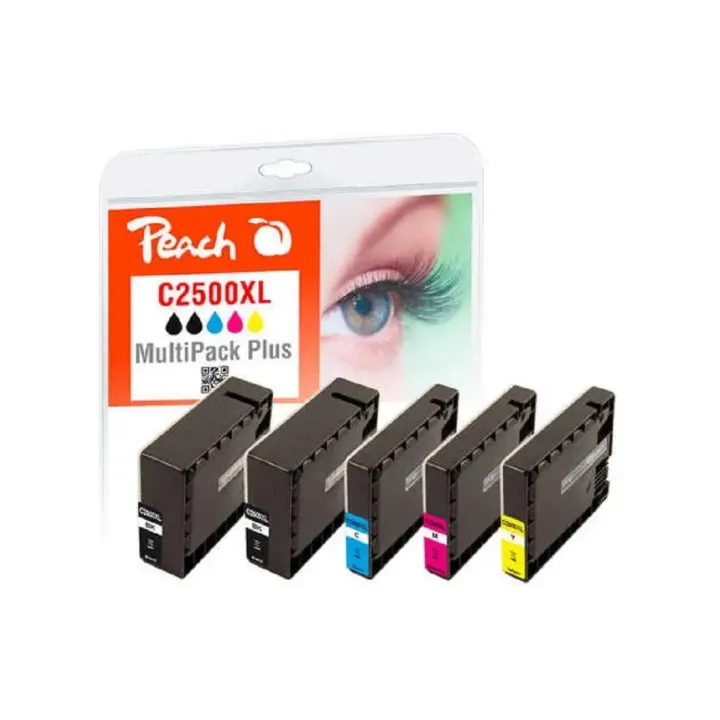 Peach Encre Canon PGI-2500XL 2x BK, C, M, Y