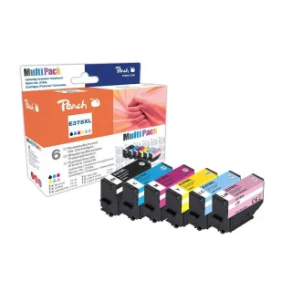 Peach Encre Epson T3798, No 378XL Multi BK, 2x C, 2x M, Y