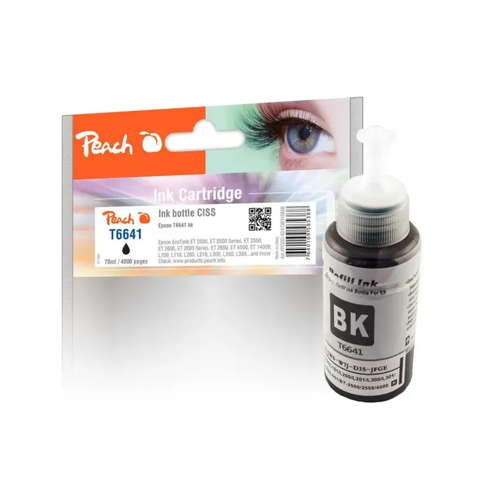 Peach Encre Epson T6641 noir