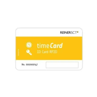 Reiner SCT Carte RFID timeCard Carte à puce Premium 100 DES (ev2) 100 pcs.