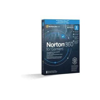 Norton Norton 360 for Gamers Boîte, version complète, 3 PC, 1 an