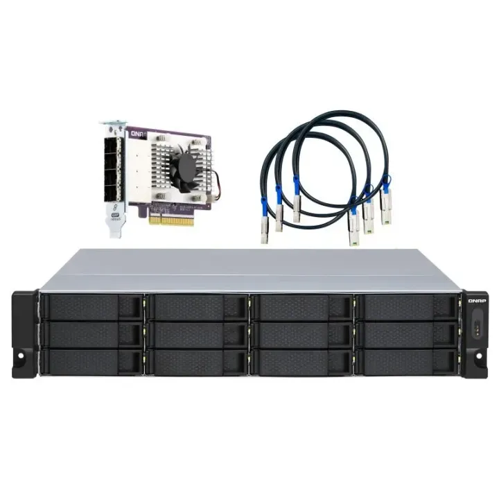 QNAP TL-R1200S-RP 12-bay 12 baies 2U RM carte QXP PCIe