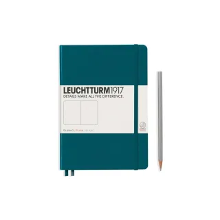 Leuchtturm Bloc-notes Medium A5, Vierge, 2-pièces, Pacific Vert