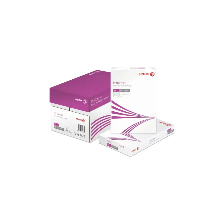 Antalis Papier pour photocopie Xerox Performer A3, Blanc, 80 g-m², 2500 feuilles