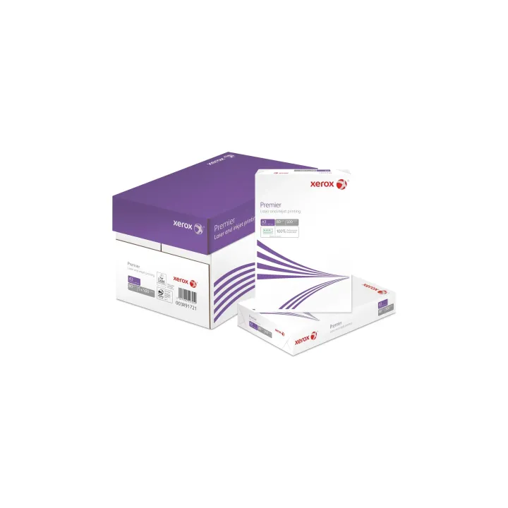 Antalis Papier pour photocopie Xerox Premier A3, Blanc, 80 g-m², 2500 feuilles