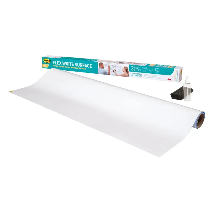 Post-it Feuille pour tableau blanc Post-it Flex Write 121.9 x 243.8 cm, 1 rouleau