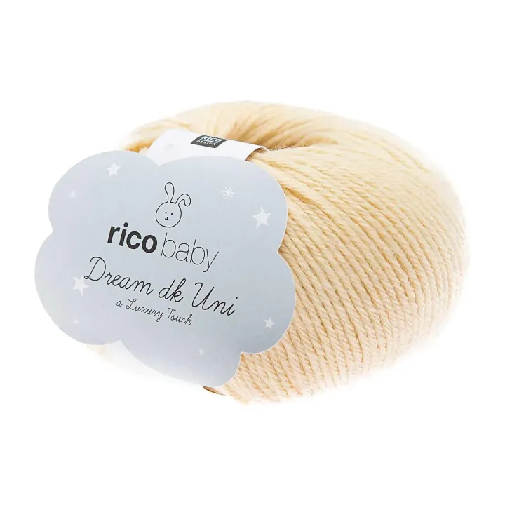 Rico Design Laine Baby Dream Uni dk 50 g, Crème