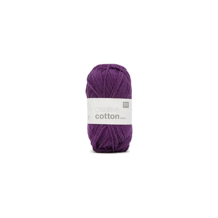 Rico Design Laine Creative Cotton Aran 50 g, cardinal
