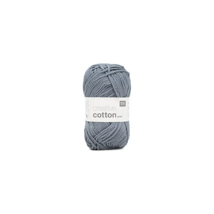 Rico Design Laine Creative Cotton Aran 50 g, jeans
