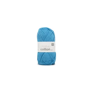 Rico Design Laine Creative Cotton Aran 50 g | Turquoise
