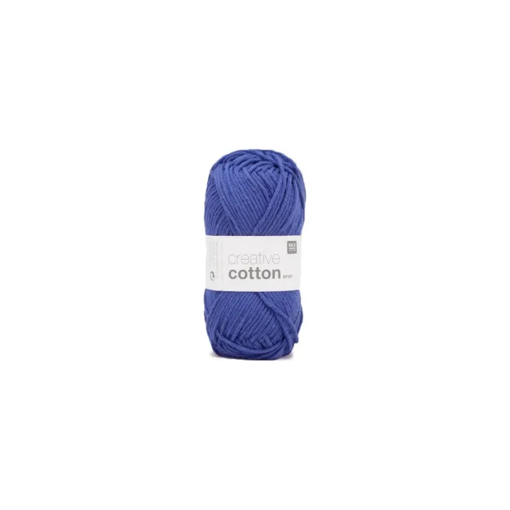 Rico Design Laine Creative Cotton Aran 50 g, Royal