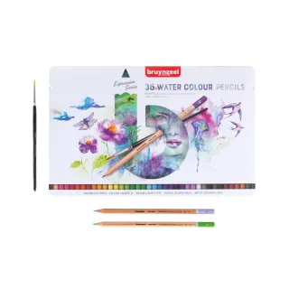 Bruynzeel Crayons de couleur Expression Watercolour 36 pièces