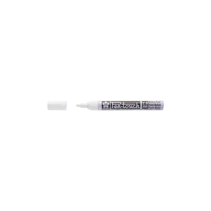 Sakura Marqueur peinture Pen-Touch 2,0 mm, M, Blanc