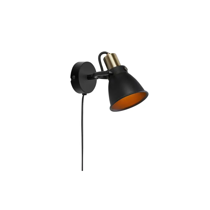 Markslöjd Lampe murale Alton 1L Noir