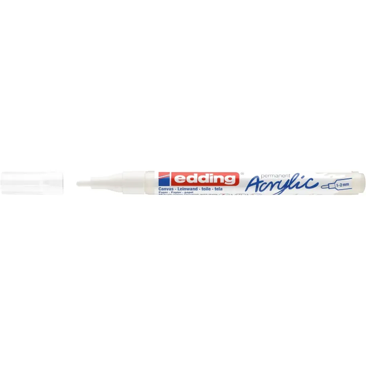 edding Marqueur acrylique 5300 fin, Blanc