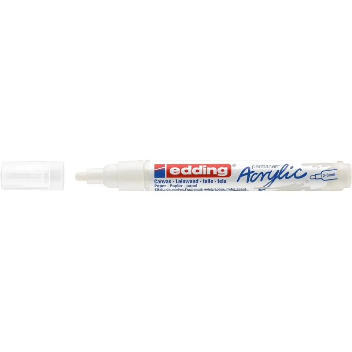 edding Marqueur acrylique 5100 Medium, Blanc