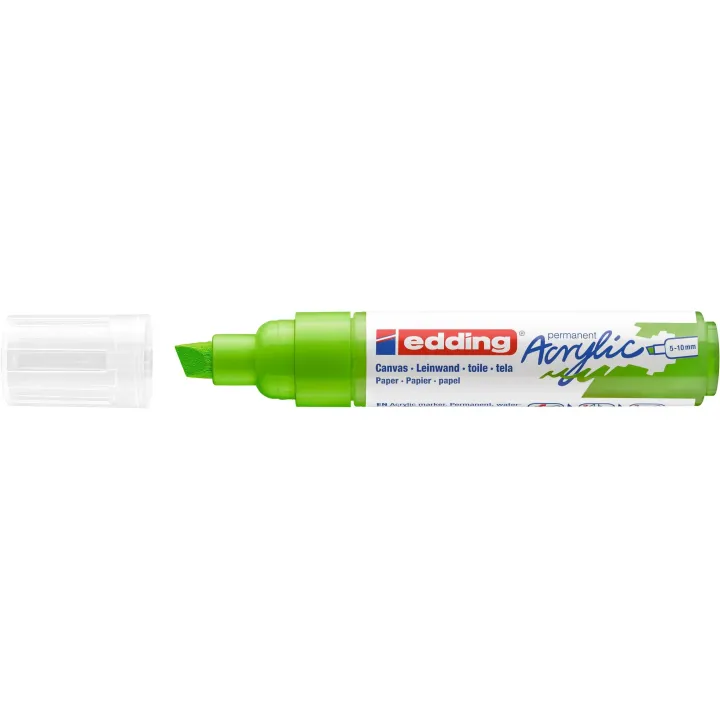 edding Marqueur acrylique 5000 Large, Jaune vert