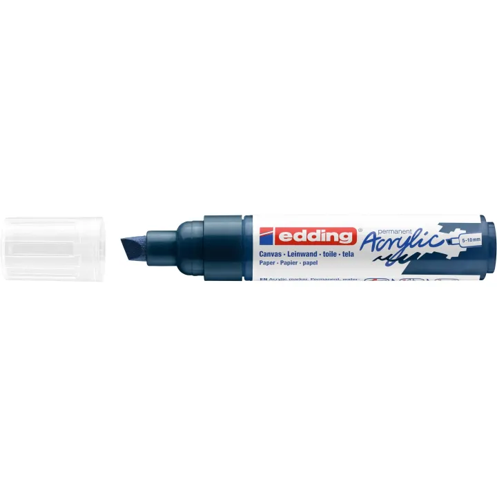 edding Marqueur acrylique 5000 Large, Bleu foncé