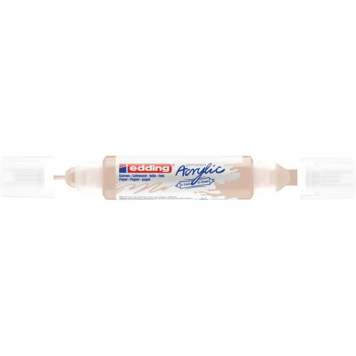 edding Marqueur acrylique 5400 Double Liner, Beige chaud