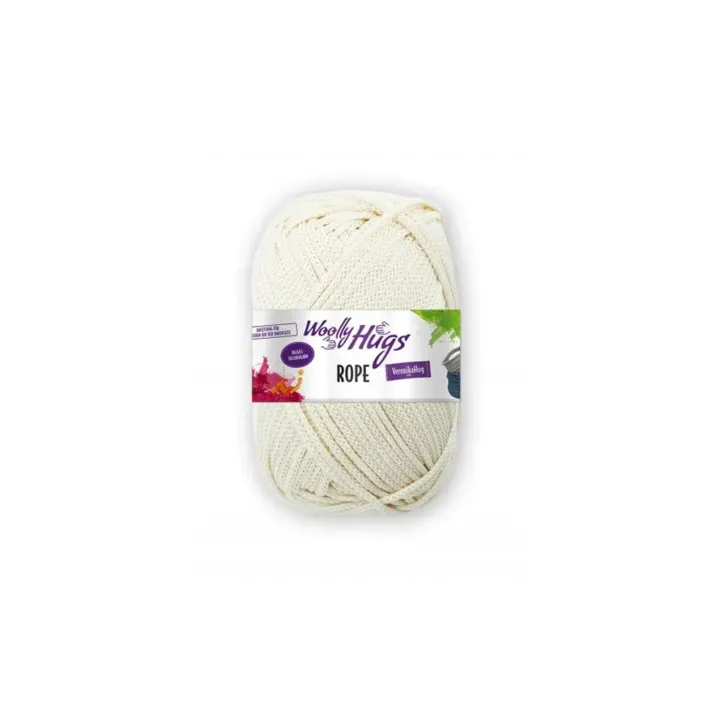 Wolly Hugs Laine Makramee Rope 200 g, Nature