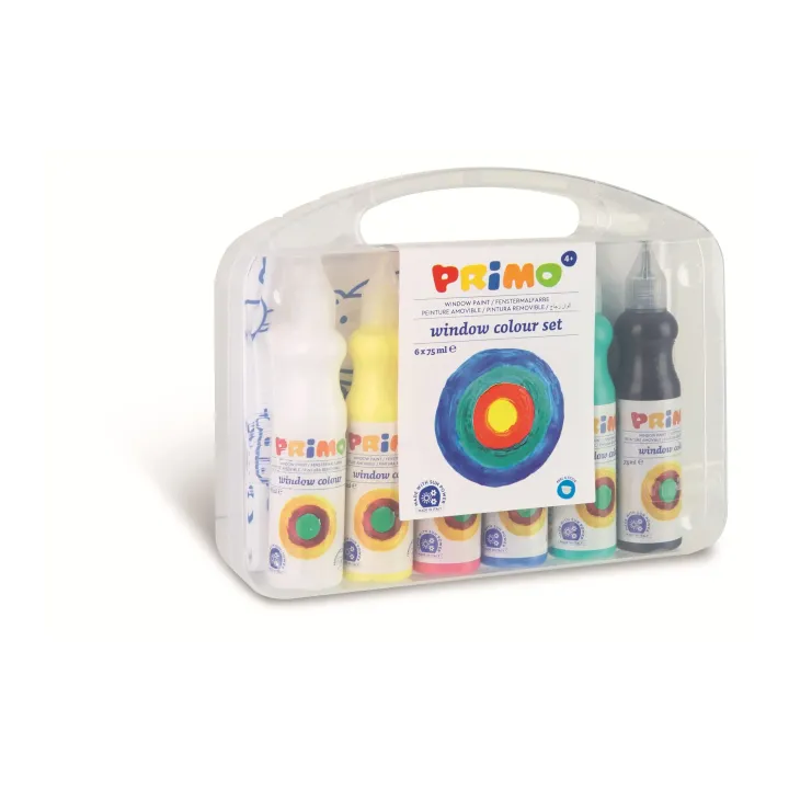 Primo Window Color 6 x 75 ml, multicolore