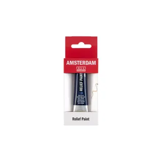 Amsterdam Peinture acrylique Reliefpaint 502 Bleu profond opaque, 20 ml