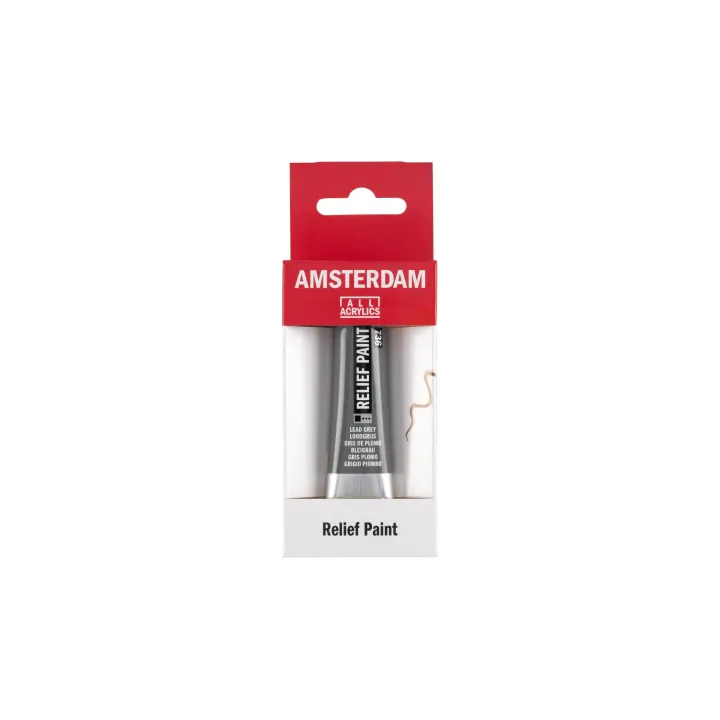 Amsterdam Peinture acrylique Reliefpaint 736 gris plomb opaque, 20 ml