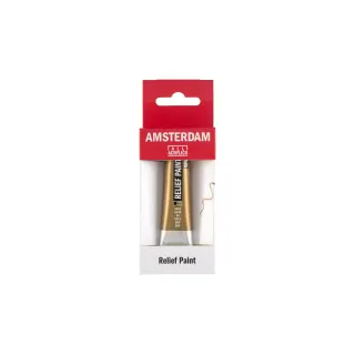 Amsterdam Peinture acrylique Reliefpaint 801 Or opaque, 20 ml 20 ml, Doré