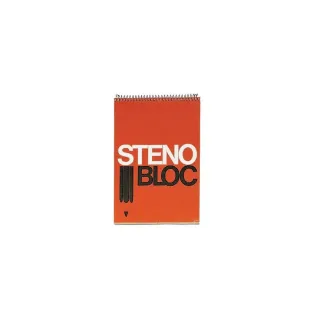 Büromaterial Bloc-notes Steno A5 doublé, 1 bloc