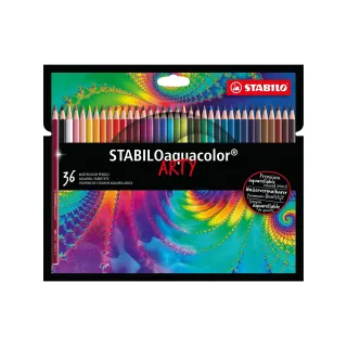 STABILO Crayons de couleur aquacolor Arty 36 pièces