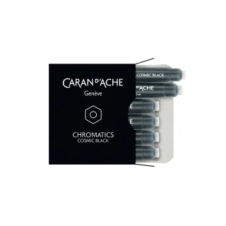 Caran dAche Cartouche d’encre Noir, 6 pièces