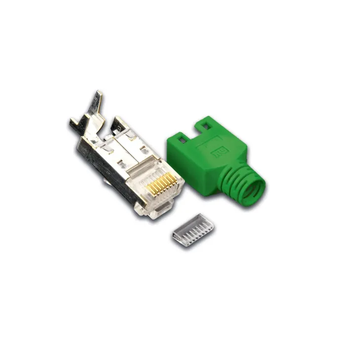 Wirewin Connecteur RJ45 Hirose TM11 50 Pièce-s, Vert