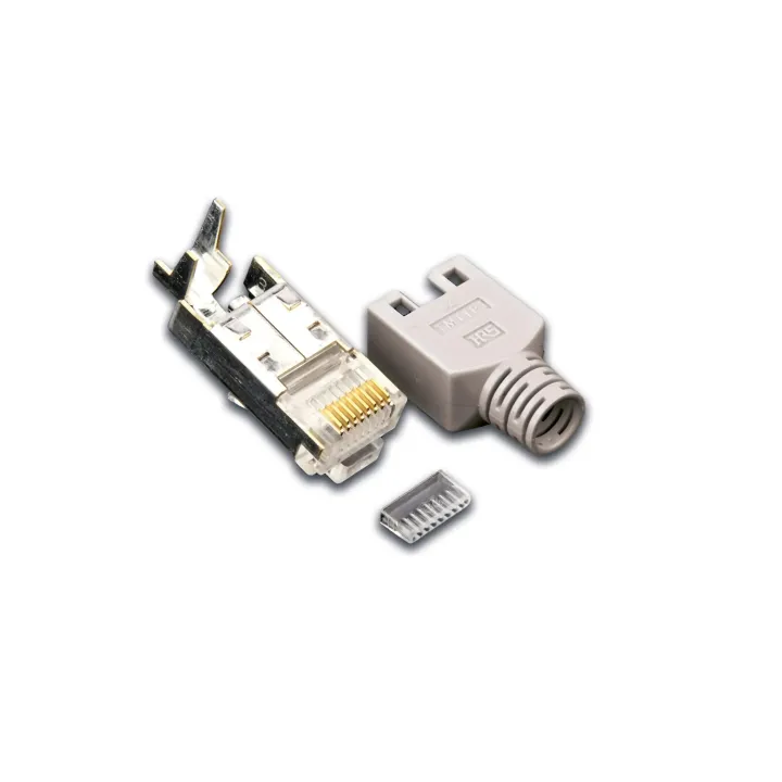 Wirewin Connecteur RJ45 Hirose TM11 50 Pièce-s, Gris