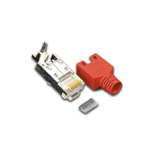 Wirewin Connecteur RJ45 Hirose TM11 50 Pièce-s, Rouge